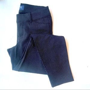 Mid-Rise Printed Pixie Skinny Ankle Pant - BLACK DOT
